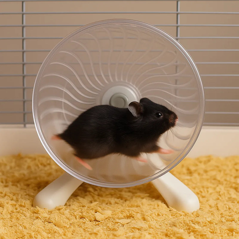 Roda Silenciosa de Exercício para Hamsters