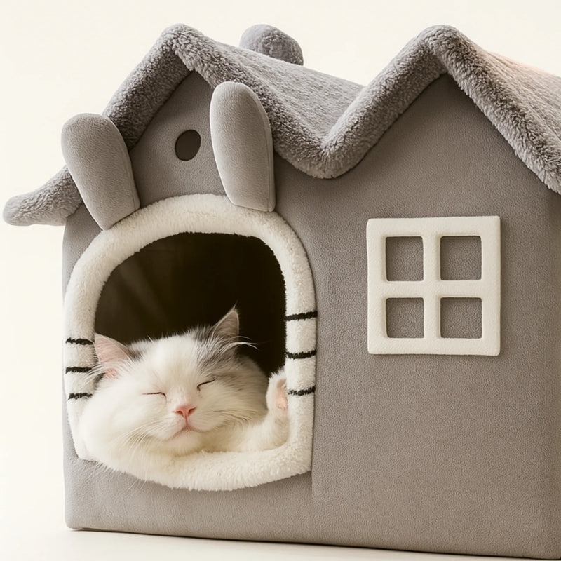 Cama Estruturada de Espuma para Gatos e Cães Pequenos