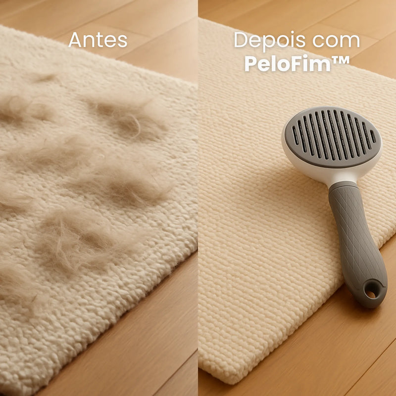 PeloFim™ — Escova Autolimpante Premium que Cuida do Pelo e do Bem-Estar do seu Pet