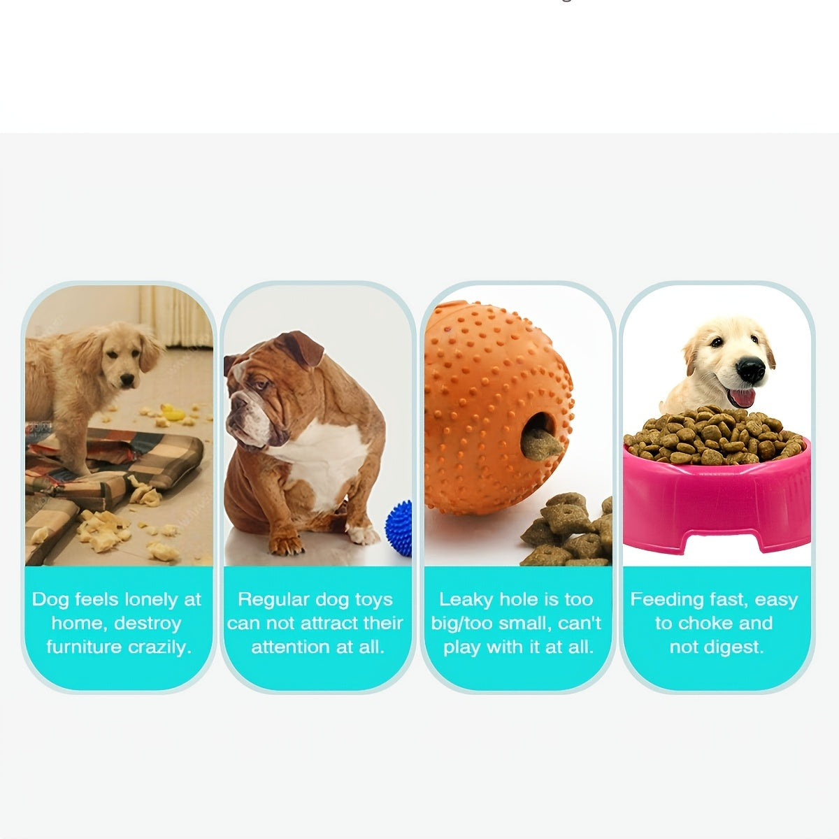 Brinquedo interativo Barkly PlanetTreat™ – Treinador de QI com dispensador de comida para cães e gatos (todos os tamanhos) 