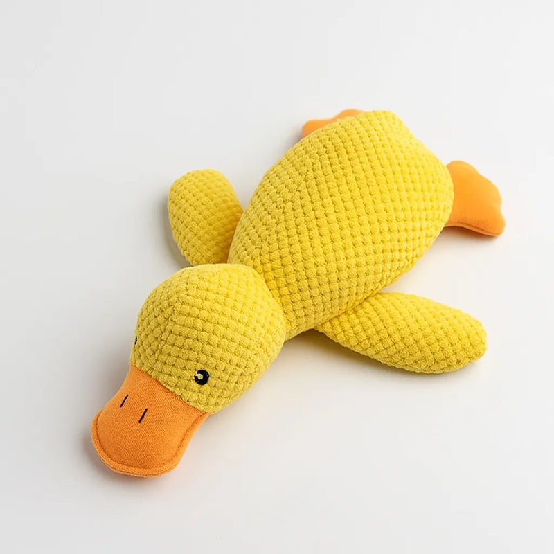 Brinquedo de Pelúcia Pato com Som para Cães — Companheiro de Dormir