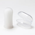 Escova de Dentes 360° para Pets com Estojo — Silicone Macio Antibacteriano
