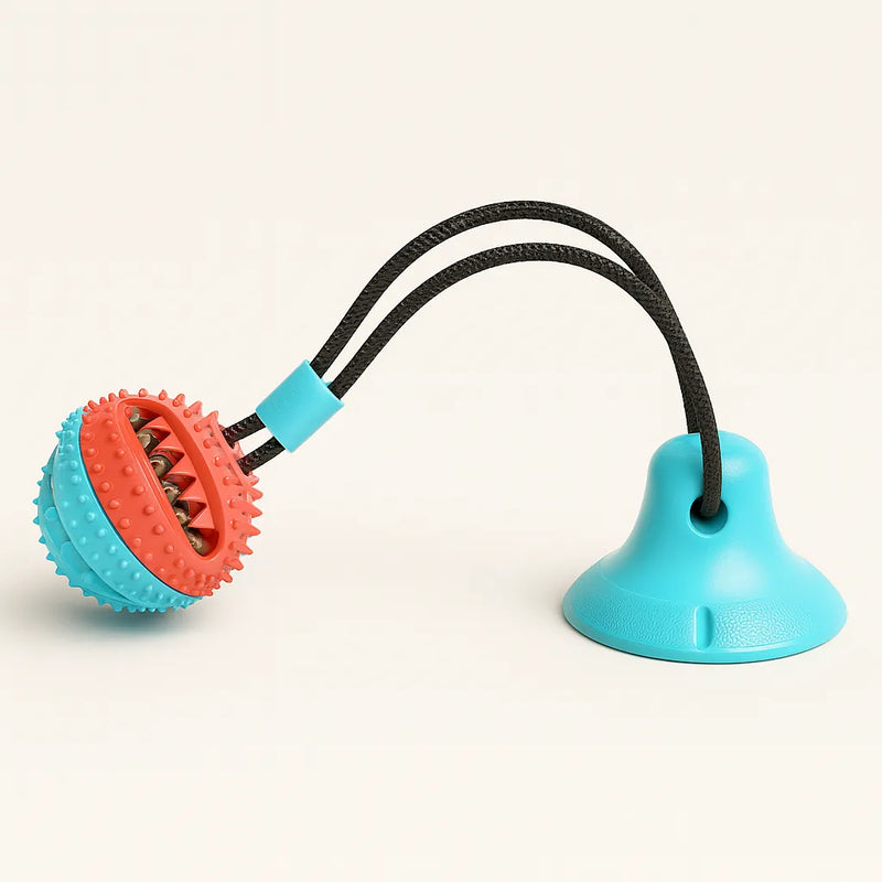 Brinquedo de Puxar com Ventosa e Bola Dental