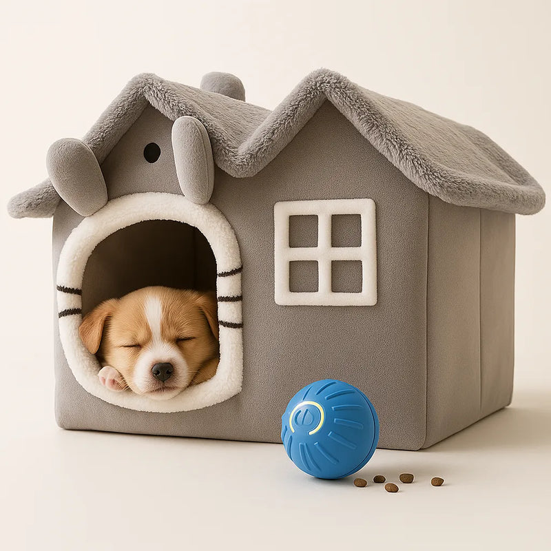 Cama Estruturada de Espuma para Gatos e Cães Pequenos
