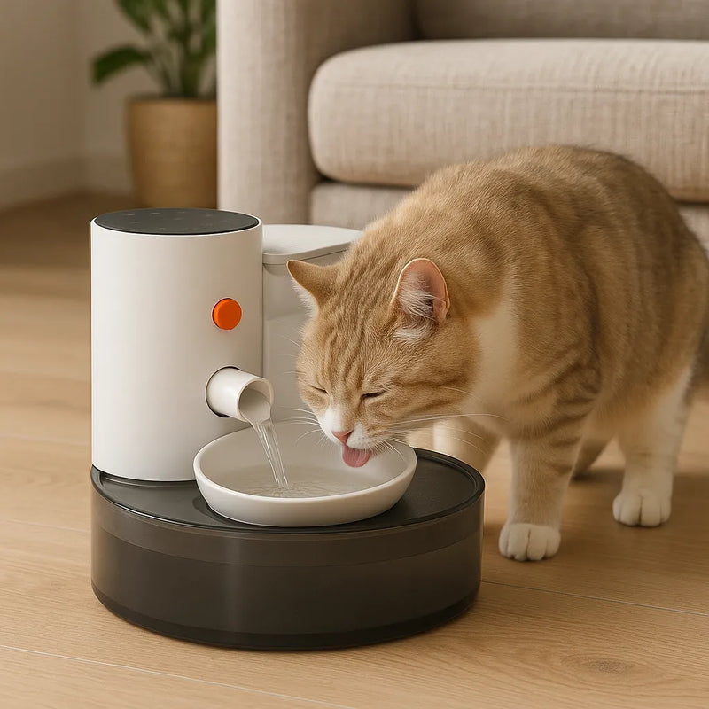 Bebedouro Inteligente com Água Sempre Limpa e Troca Automática