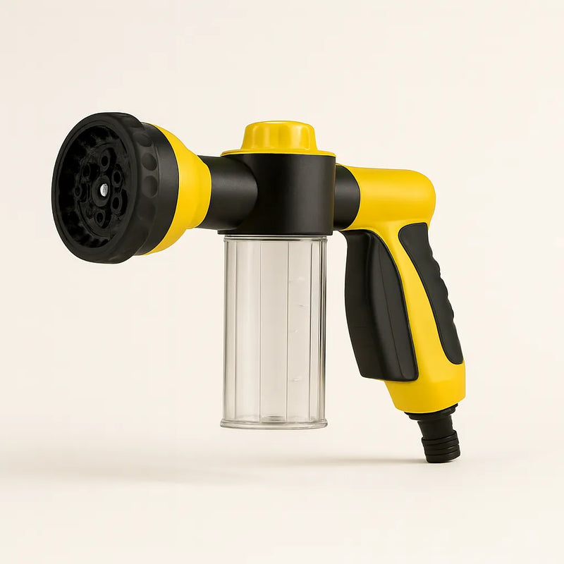 Ponta de Mangueira com Dispenser de Sabão para Banho Pet