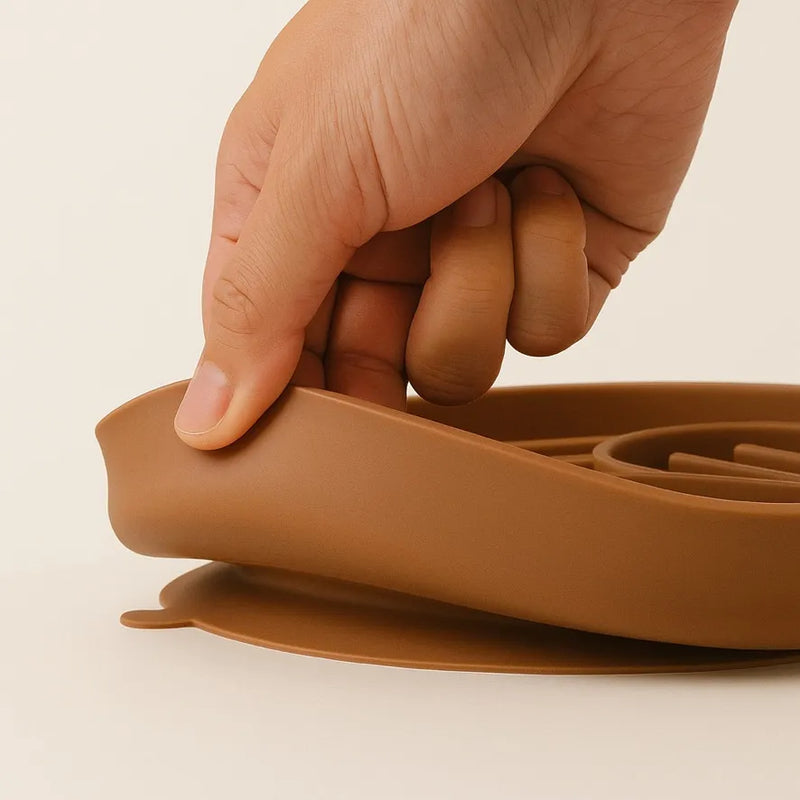Tigela de Alimentação Lenta em Silicone para Cães