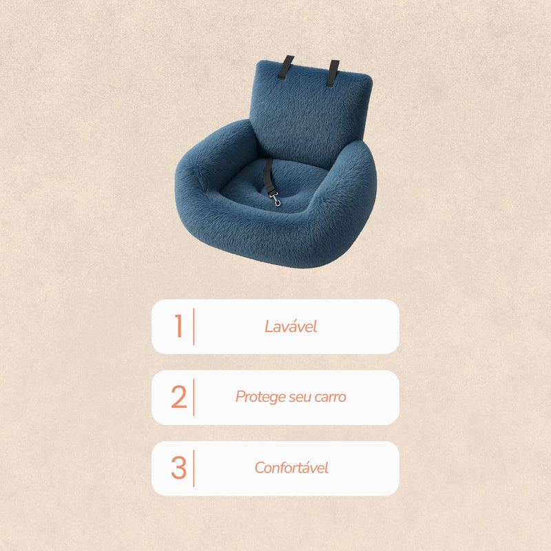 Cama-Assento de Viagem para Cachorros