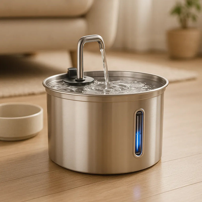 Fonte de Água Automática para Gatos com Filtro e Bomba Silenciosa