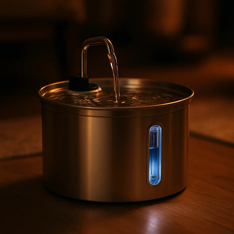 Fonte de Água Automática para Gatos com Filtro e Bomba Silenciosa